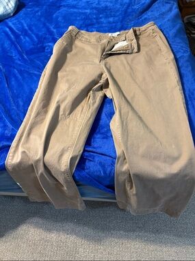 Coldwater Creek Women’s Tan jeans 14 P never worn jeans. Straight leg nice